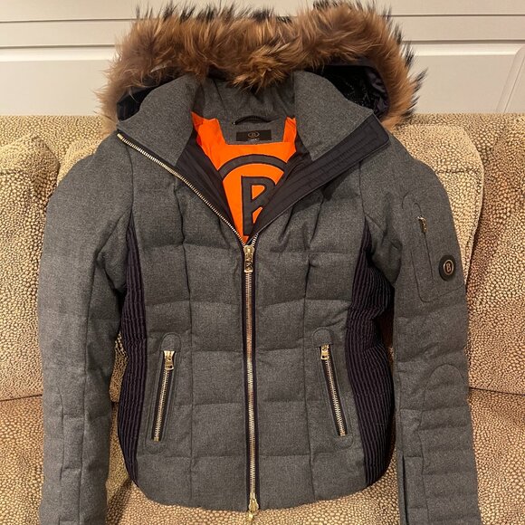 Bogner Uma-d Ski Jacket – Dark Gray – EU34 - Picture 1 of 12